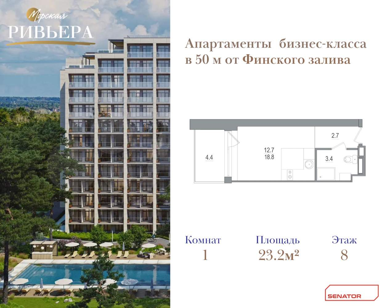 Купить 1-комнатную квартиру