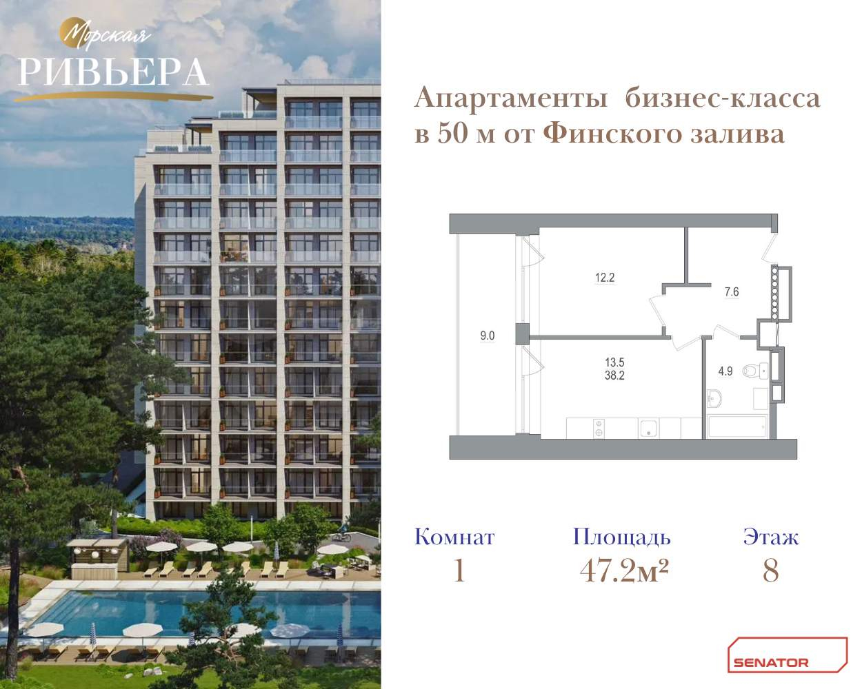 Купить 1-комнатную квартиру