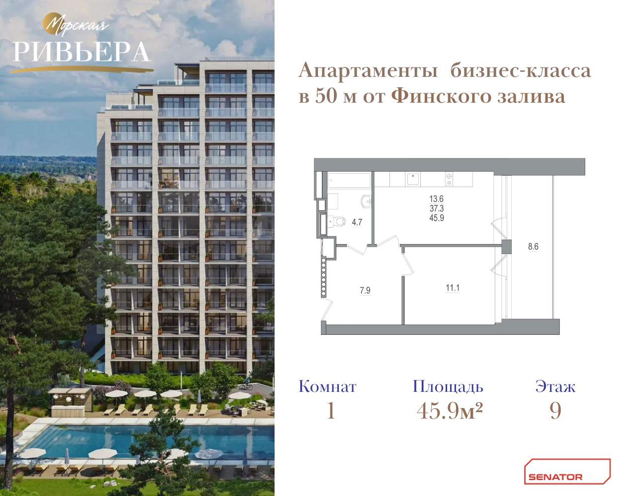 Купить 1-комнатную квартиру