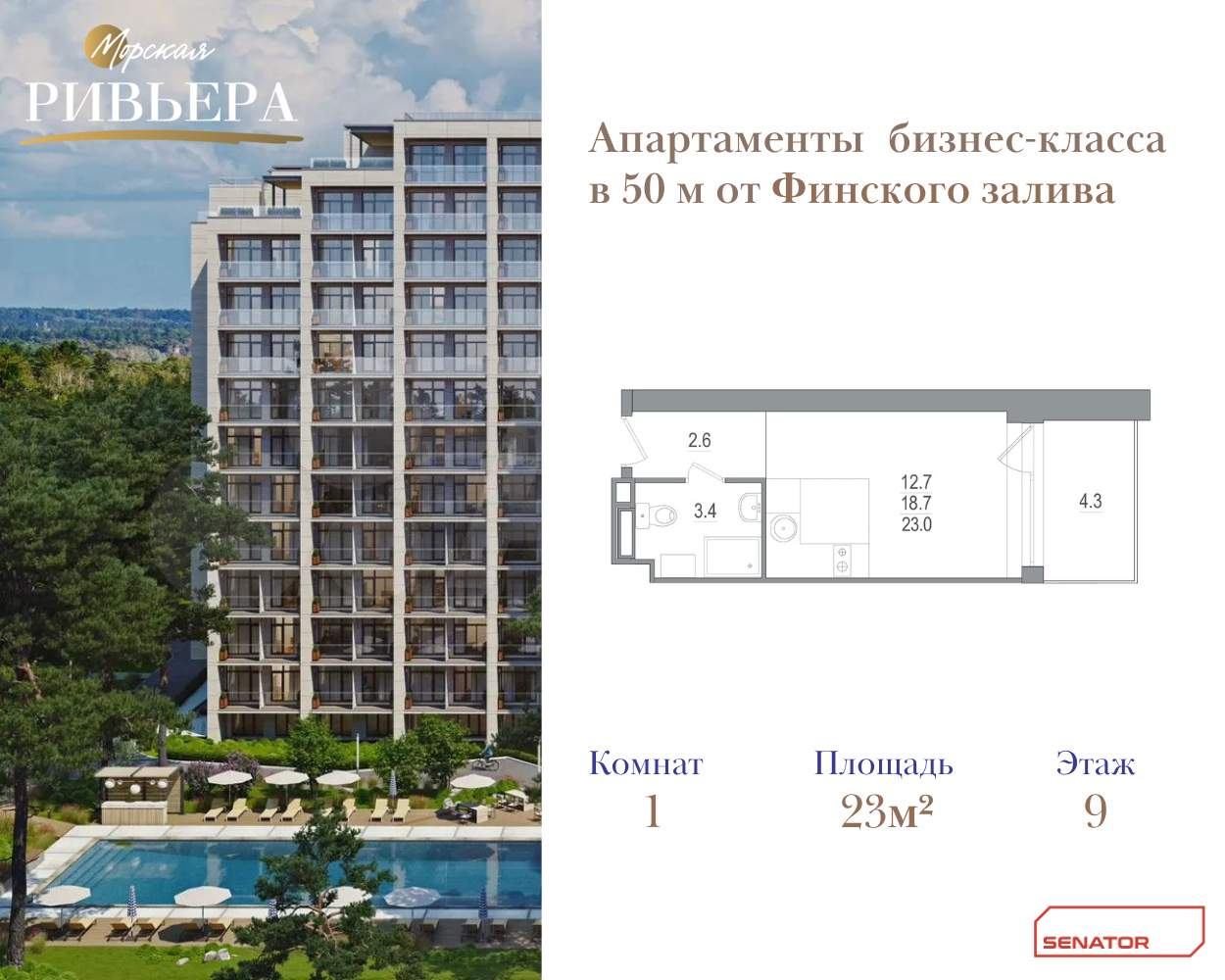 Купить 1-комнатную квартиру