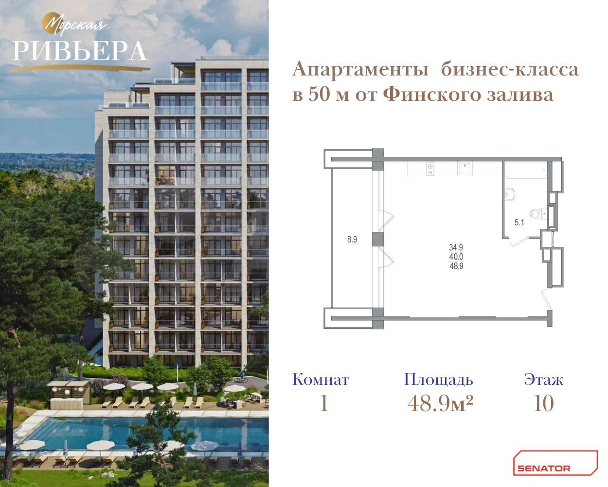 Купить 1-комнатную квартиру