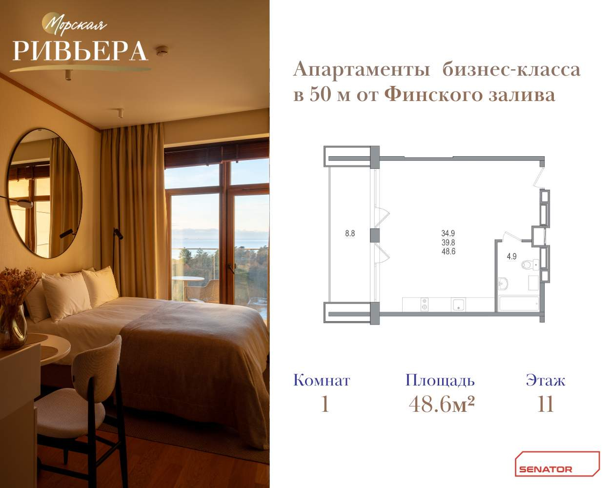 Купить 1-комнатную квартиру