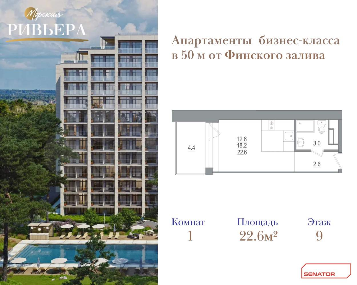 Купить 1-комнатную квартиру