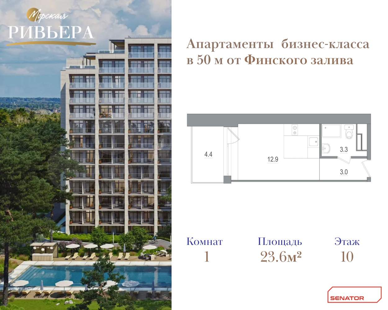 Купить 1-комнатную квартиру