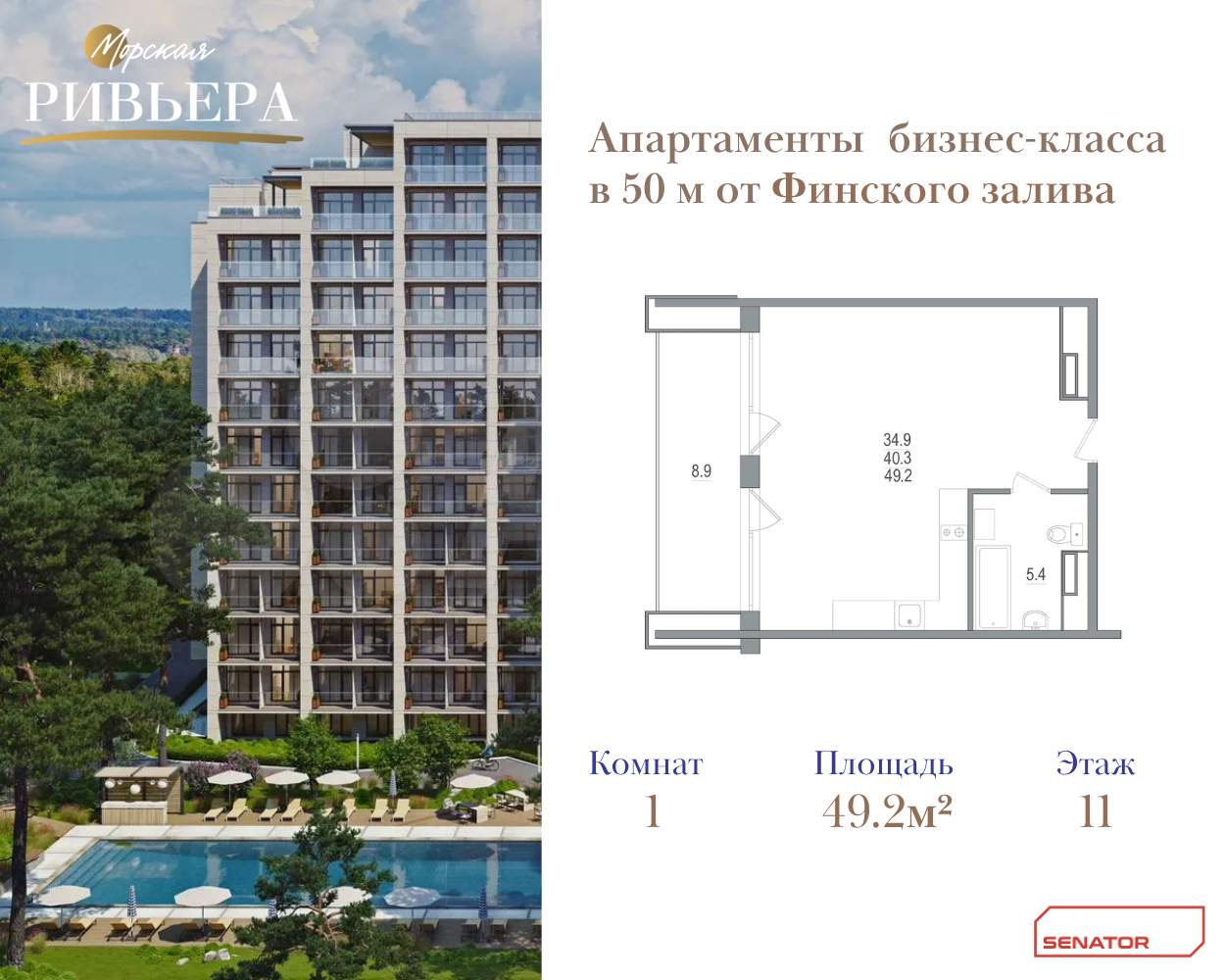 Купить 1-комнатную квартиру