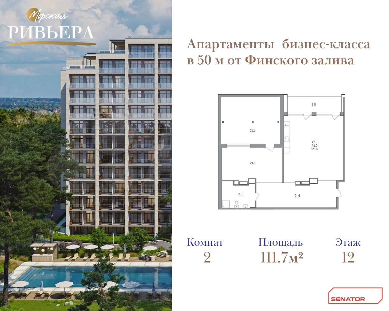 Купить 2-комнатную квартиру