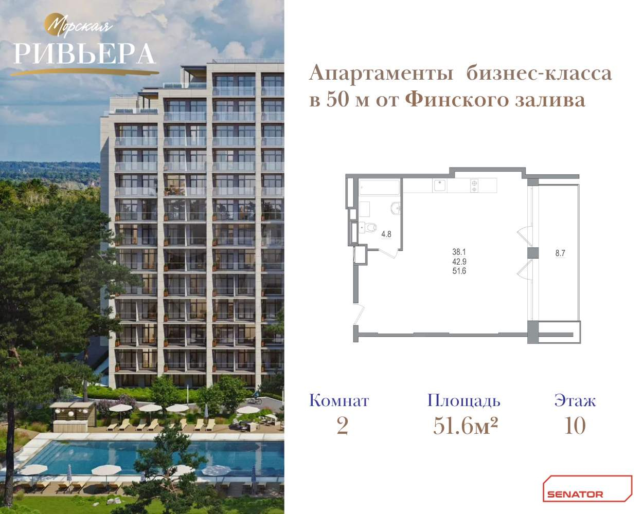 Купить 2-комнатную квартиру