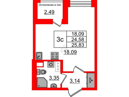 Купить --комнатную квартиру
