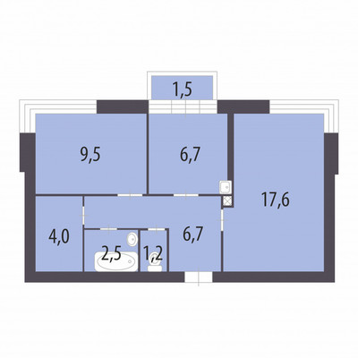 Купить 2-комнатную квартиру